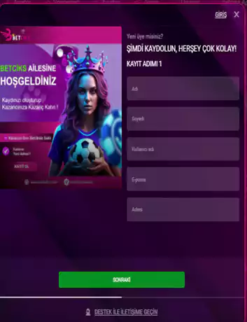 Betciks website signin image